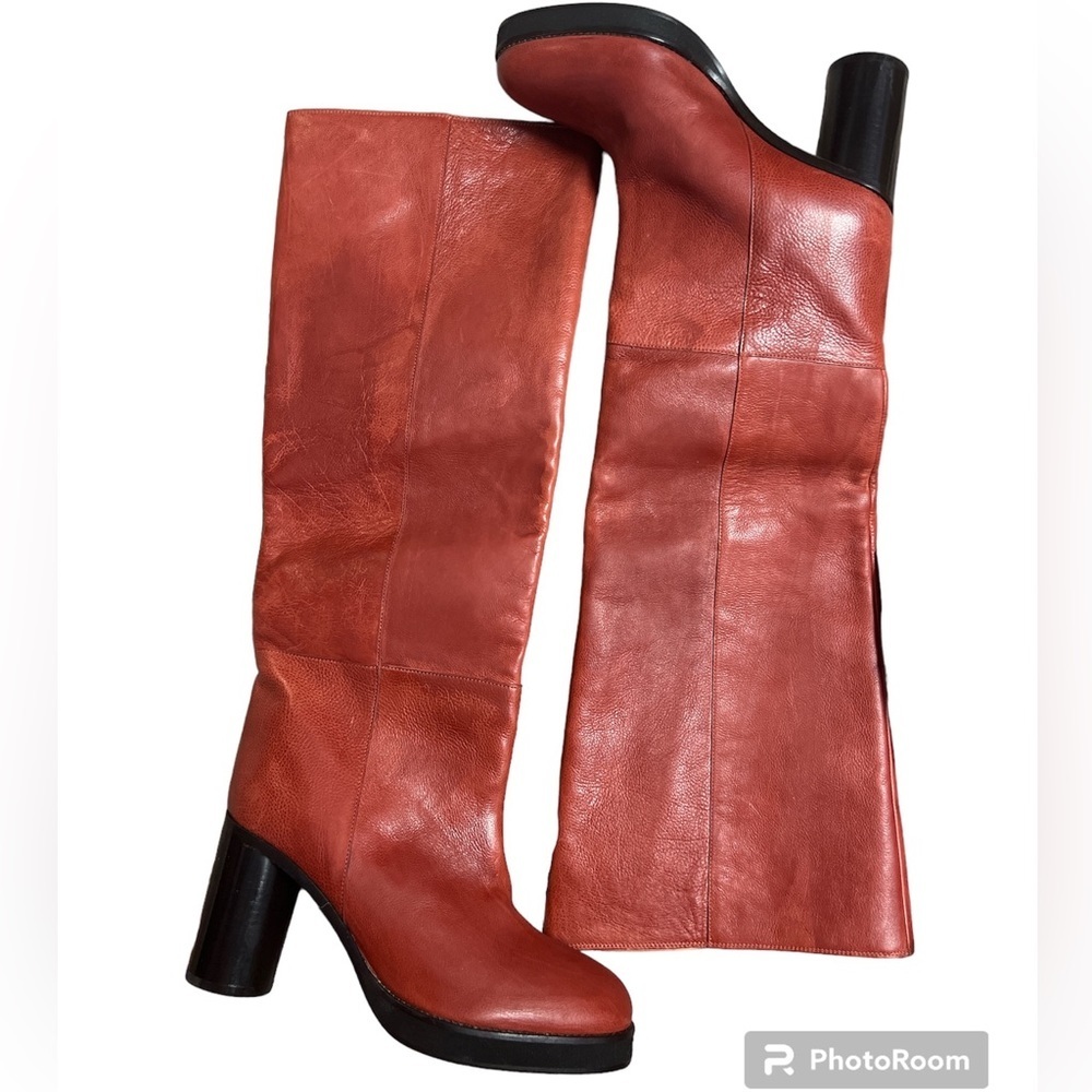 Isabel Marant LELIA LEATHER KNEE BOOTS US 8.5/Euro 39 - Picture 5 of 10